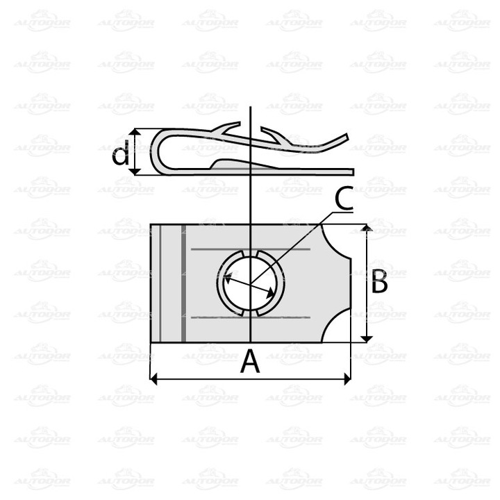 ÉPINGLES BOUTONS KLIPSY AUTOMOBILE 620 D'UNE PIÈCES photo 13 - milautoparts-fr.ukrlive.com