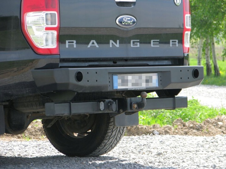 PARE-CHOCS ARRIÈRE ARRIÈRE FORD RANGER T6 11-15 MÉTALLIQUE photo 2 - milautoparts-fr.ukrlive.com