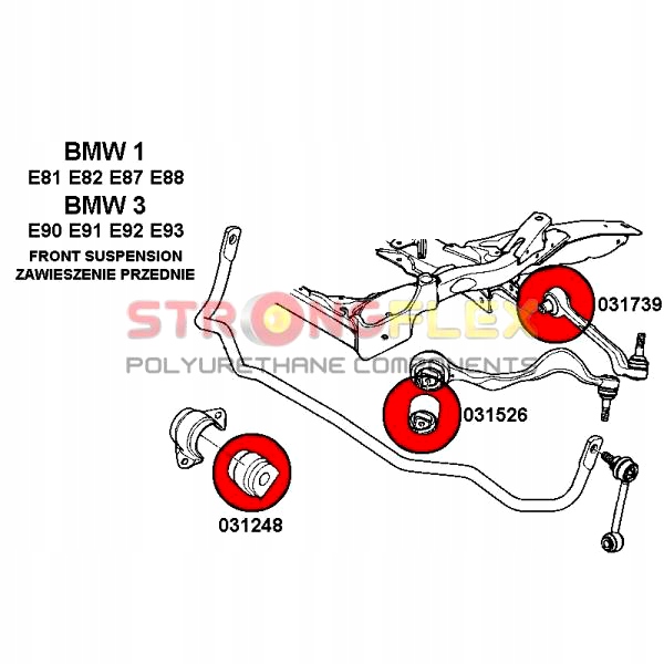 BUSHING SWINGARM FRONT BMW 3 E90 E91 E92 E93 photo 2 - milautoparts-fr.ukrlive.com