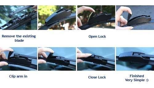 OPEL CORSA C 2000-2006 WIPER BLADES FRONT + REAR photo 3 - milautoparts-fr.ukrlive.com