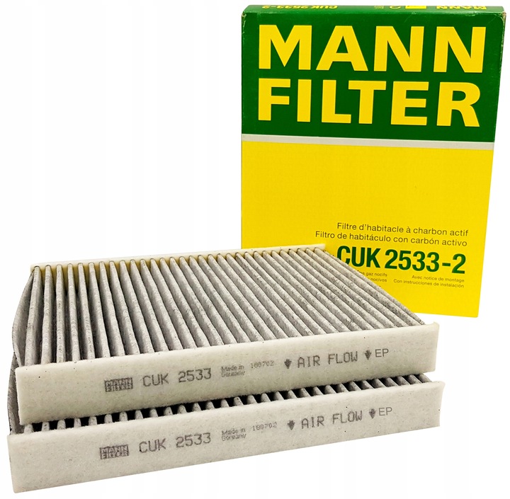 MANN-FILTER CUK 2533-2 FILTR, VENTILATION PRZESTRZENI PASAZERSKIEJ photo 7 - milautoparts-fr.ukrlive.com