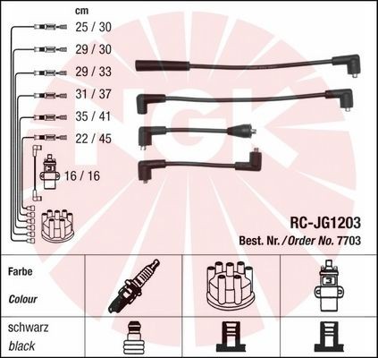 DRIVING GEAR NGK RC-JG1203 7703 photo 1 - milautoparts-fr.ukrlive.com