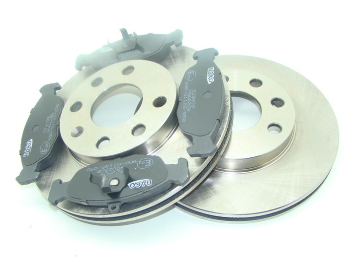 DISQUE 2 PC. + SABOTS DE FREIN AVANT OPEL ASTRA F VECTRA LANOS NEXIA photo 1 - milautoparts-fr.ukrlive.com