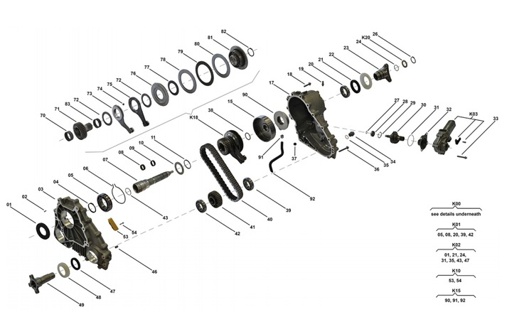 SHAFT REDUCTION UNIT BMW X3 E83 ATC400 XDRIVE photo 2 - milautoparts-fr.ukrlive.com