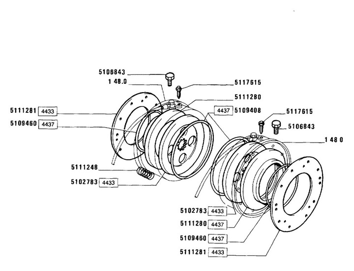 PISTON DOCISKOWY BRAKES CHN 5111280 TRAKTOR FIAT NH photo 3 - milautoparts-fr.ukrlive.com