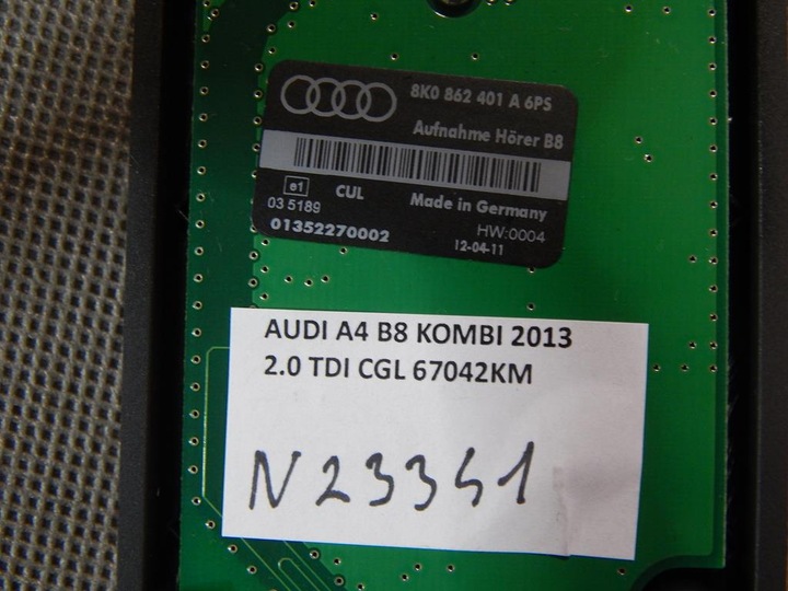 AUDI A4 B8 SUPPORT SUPPORT DE PORTABLE 8K0971178A photo 2 - milautoparts-fr.ukrlive.com