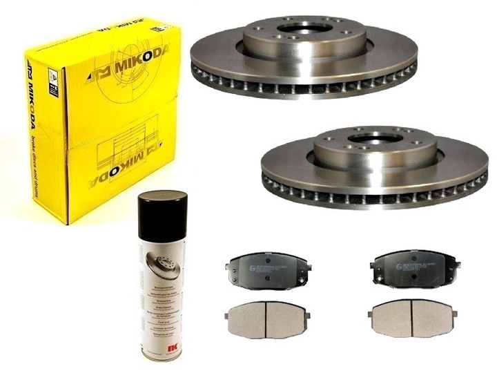 DISQUES SABOTS DE FREIN HYUNDAI I30 I FD KIA CEED I ED 2006-2012 AVANT KIT photo 1 - milautoparts-fr.ukrlive.com