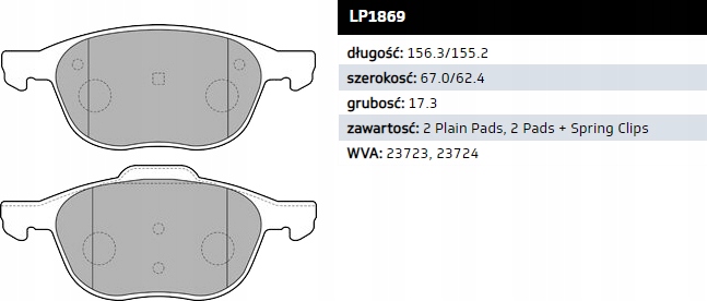 SABOTS DE FREIN DE FREIN AVANT LP1869 DELPHI photo 6 - milautoparts-fr.ukrlive.com