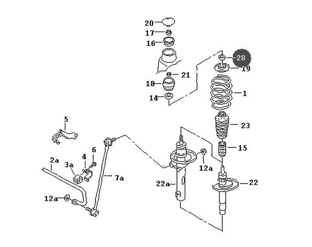 VOLKSWAGEN WITH 1J0412311 BUSHING SHOCK ABSORBER photo 5 - milautoparts-fr.ukrlive.com