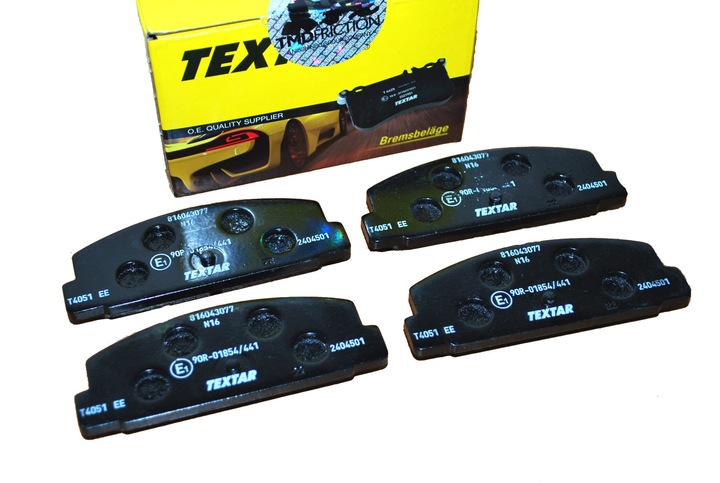 Textar 2404501 комплект колодок тормозных, тормоза дисковые, Цена