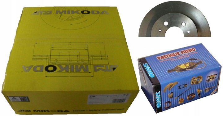 Диски mikoda 2261 колодки toyota verso s зад 269mm, Цена
