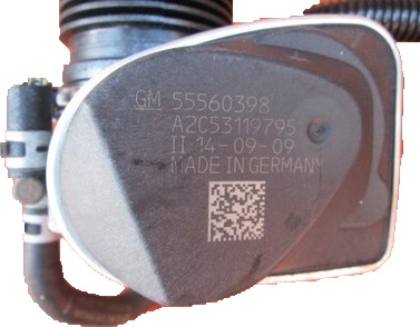 фото №6, Opel astra h 1.6 16v z16xer дросельна заслінка 55560398