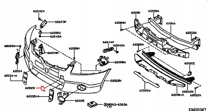 фото №8, Nissan оригинальный номер 622a0-br00h заглушка фаркоп бампера