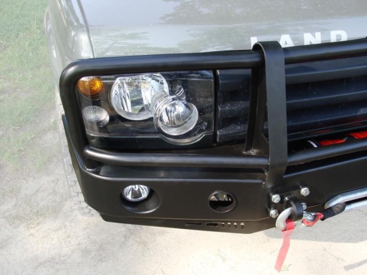 фото №8, Land rover discovery 2 td5 бампер перед стальной