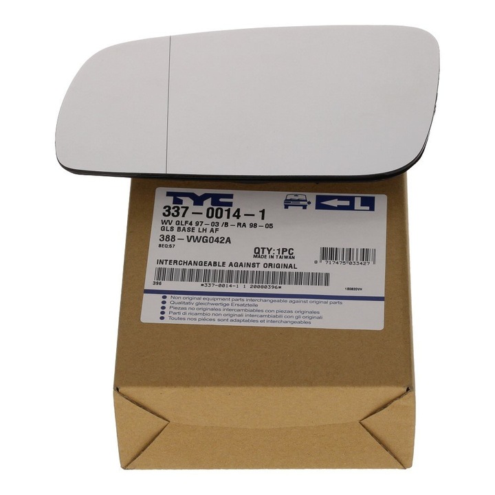 фото №13, Скло дзеркало vw tyc 33700141 1j1857521