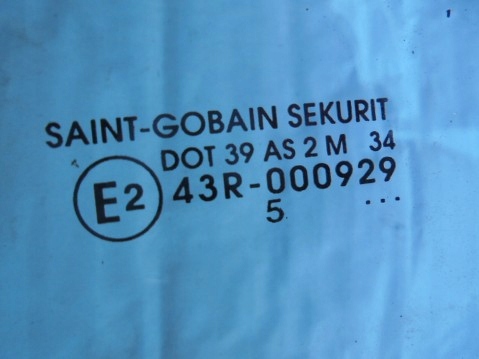 фото №4, C8 807 2005 стекло дверь левая задняя заднее