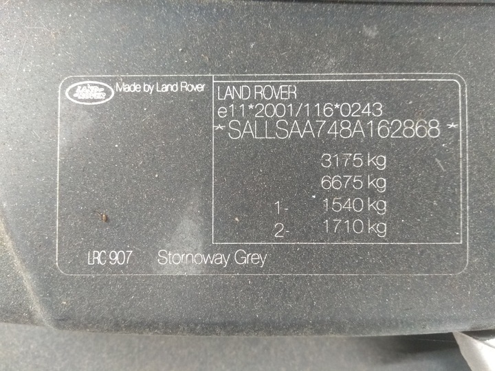 фото №9, Range rover sport 05-12 стекло крышка багажника