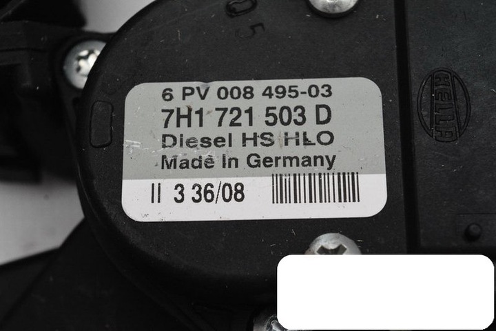 фото №6, Педаль газа vw t5 2.5 tdi 7h1721503d