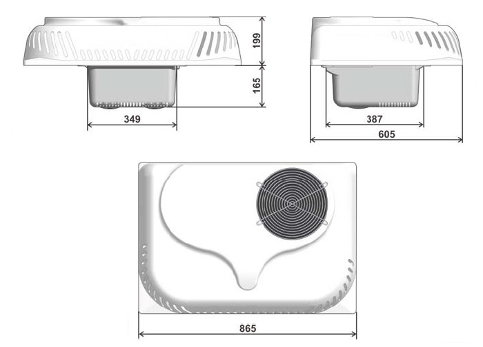 фото №6, Кондиціонер габаритна sprezarkowa дахова indel-b