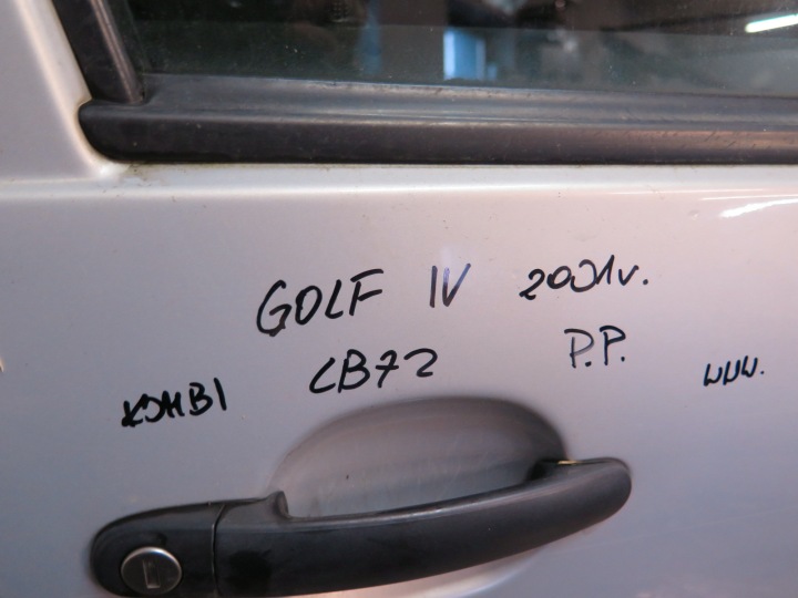 фото №7, Дверь перед правое golf iv 98-03r универсал lb7z