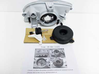 фото №9, Fiat seicento фара лампа фары l+p depo