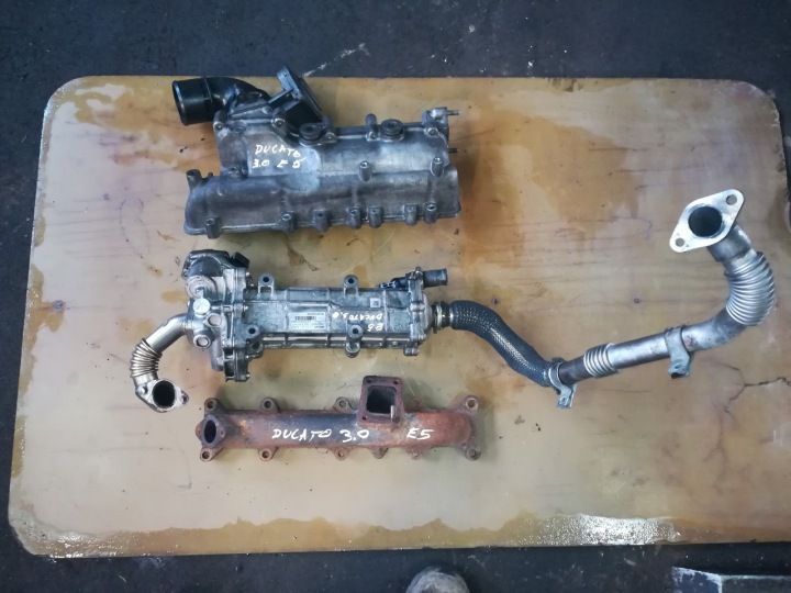 фото №11, Трубка выхлопных газов egr ducato jumper 3.0hdi euro5 06+