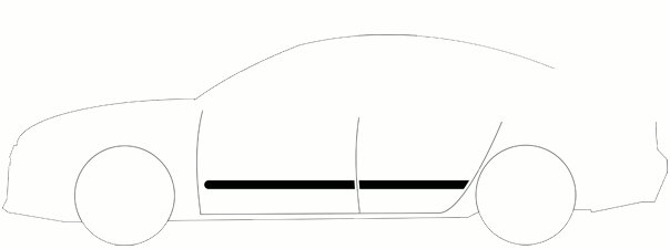 фото №8, Honda civic viii ufo 2006 - 2012 планки боковые