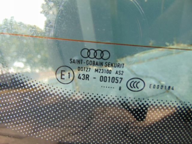 фото №8, Стекло задняя зад audi a4 b8 sedan 2008r