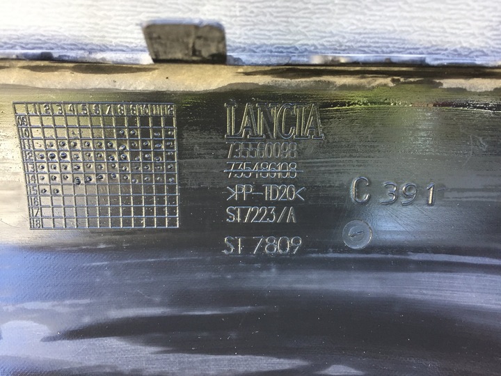 фото №8, Lancia ypsilon iii 11- накладка бампера зад org