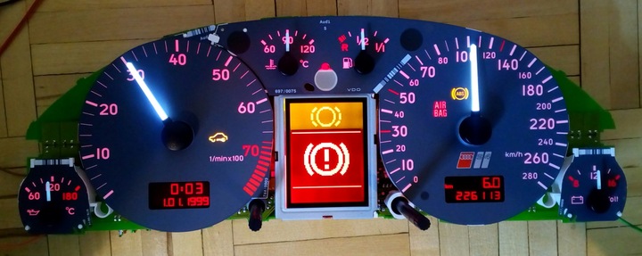 фото №5, Дисплей fis jaeger do audi a3 a4 a6 tt a+