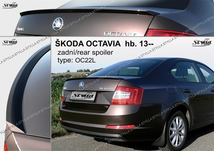 фото №1, Спойлер спойлер do skoda octavia lfb mk3 11/2012--