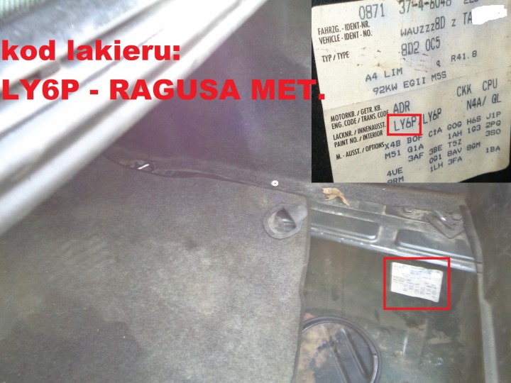 фото №9, Петли крышки зад багажника audi a4 b5 ly6p sedan