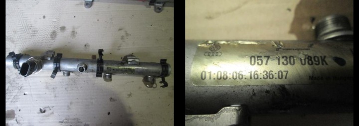 RAMPE INJECTION Q7 4L0 4,2TDI 057130089 GAUCHE