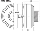 Zdjęcie oferty: driver tubowy wysokotonowy MRD-25PA IMG STAGE LINE