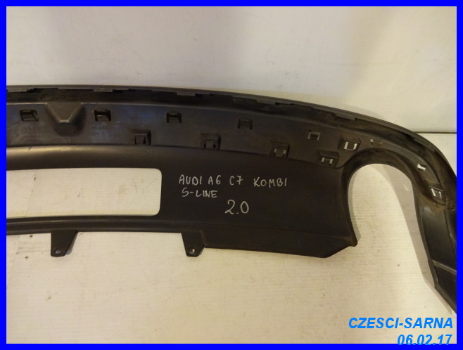 фото №5, Молдинг бампера накладка задняя audia6c7 s-line kombi
