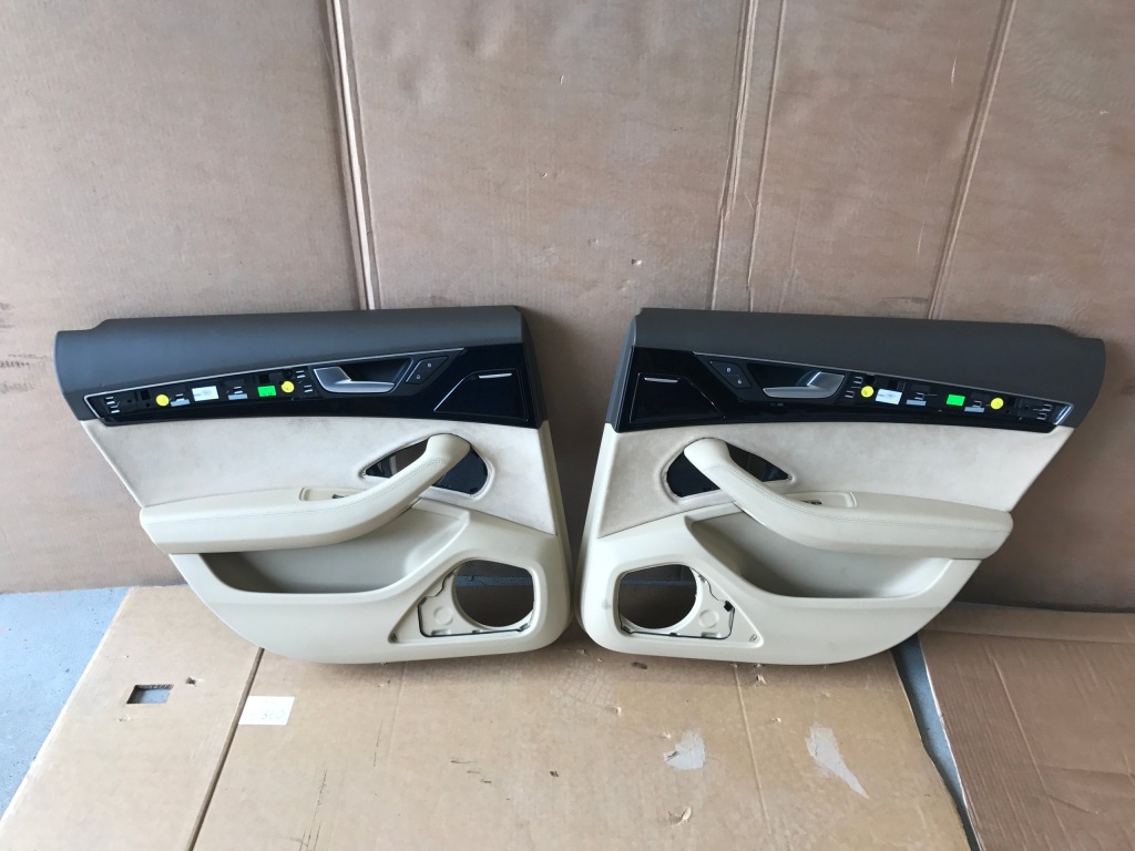 фото №7, Audi a8 d4 4h0 сидіння середина салон бежеві