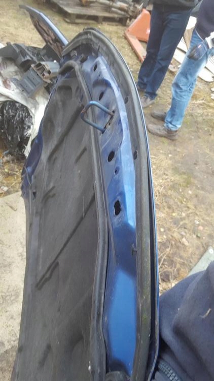 фото №3, Mazda 6 2004r капот перед передня niebieska