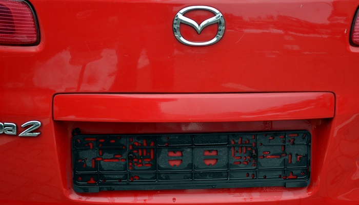 Купить Mazda 2 dy накладка молдинг крышки задняя задняя цвет a3x