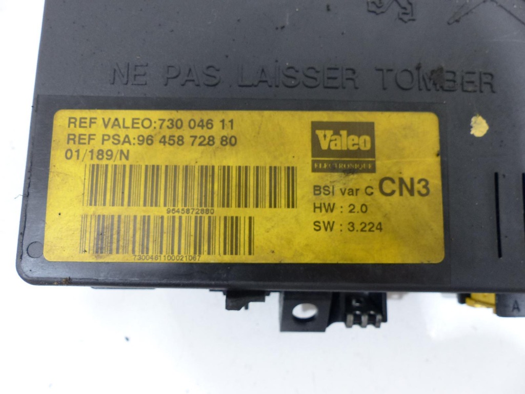 фото №8, Citroen xsara ii 00-04 1.9d бортовий комп'ютер 9639587680