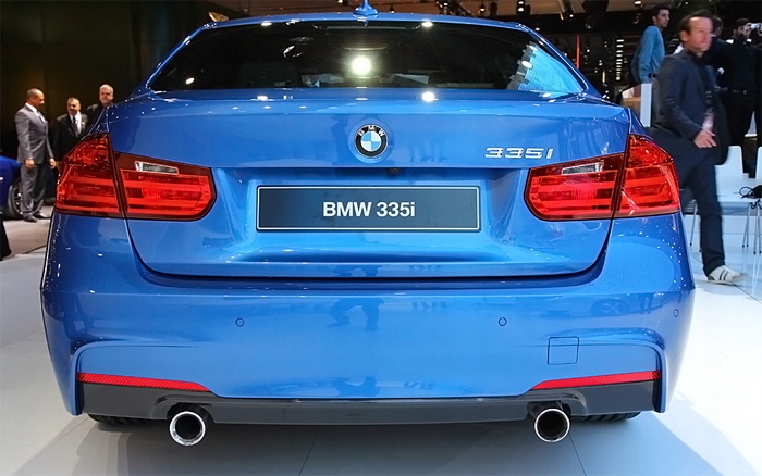 фото №10, Диффузор задний bmw f30 m-pakiet twin одинарная