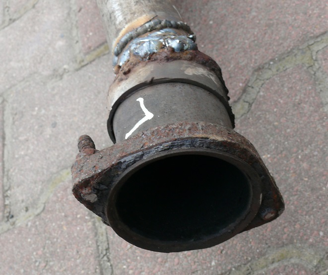 фото №6, Труба коллектор левая mercedes w140 6.0 s600 v12