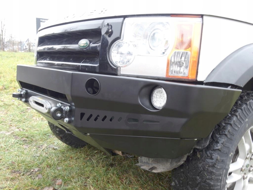 фото №15, Land rover discovery 3 бампер перед з плита сталь