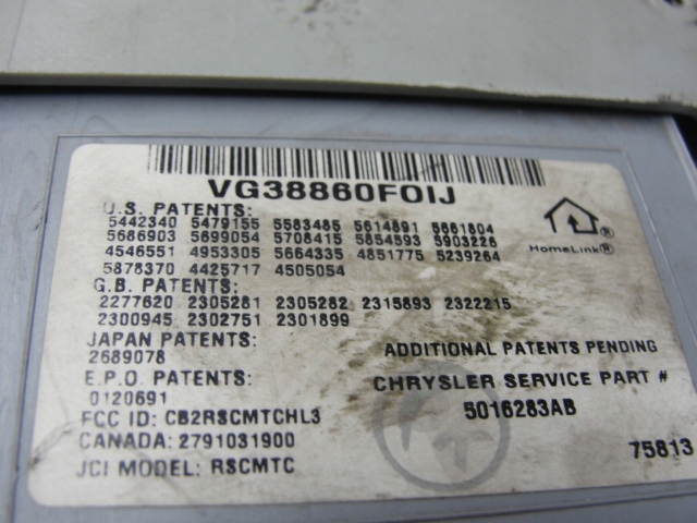 Лампа панель дисплей модуль chrysler dodge 01- в Украине