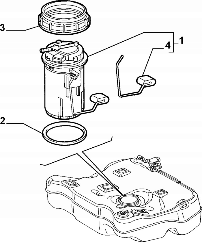 фото №1, Alfa romeo 147 оригінальний номер 46557116 насос пального