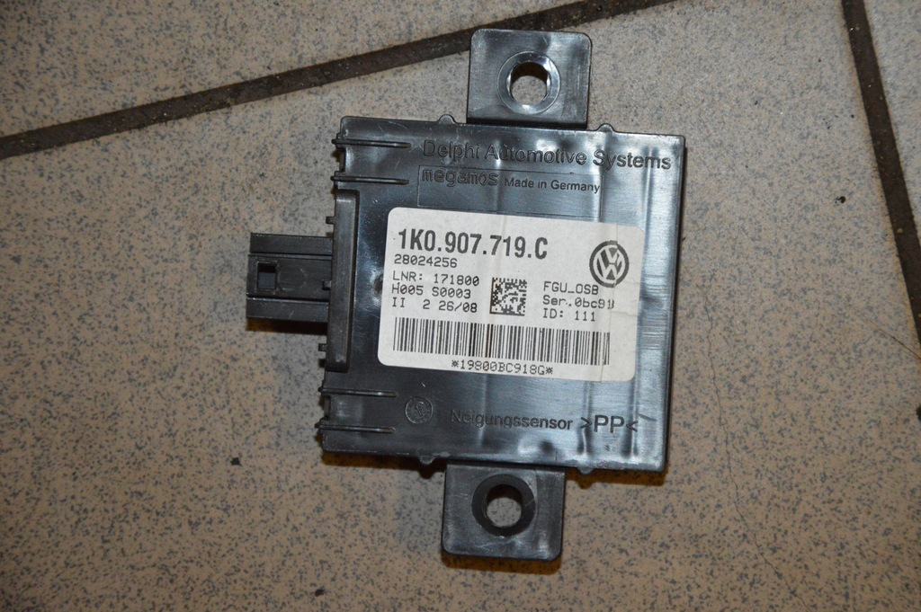 фото №1, Audi a3 8p lift модуль сигналізація 1k0907719c