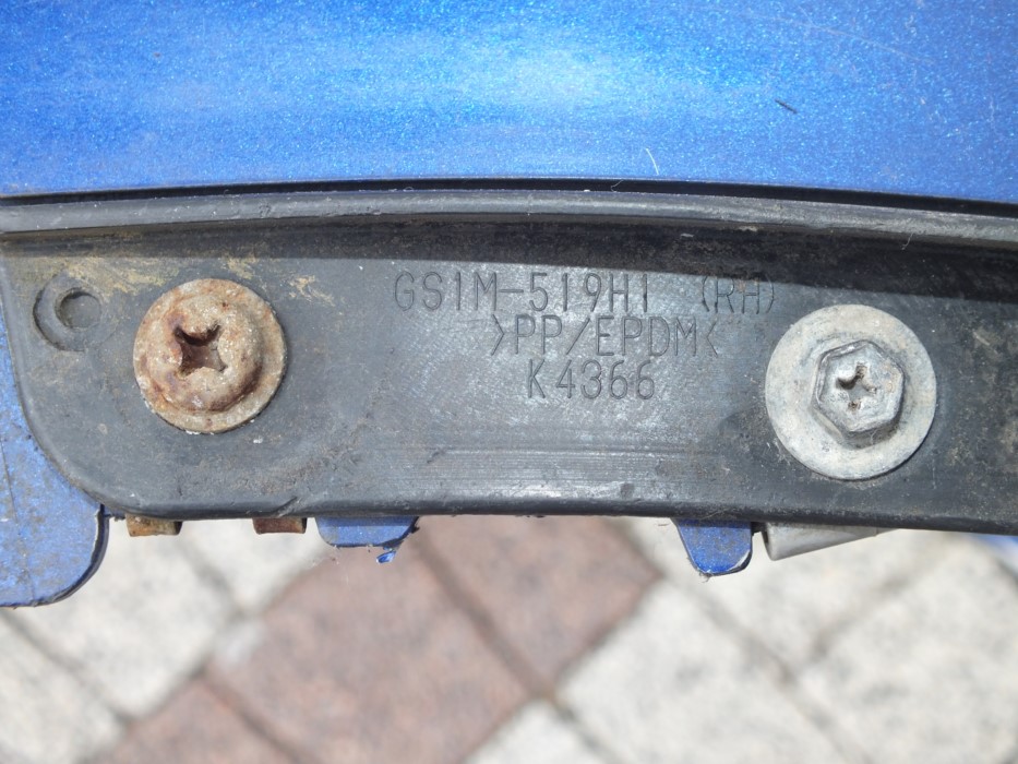 фото №6, Mazda 6 dynamic права молдинг pod бампер накладка-спойлер