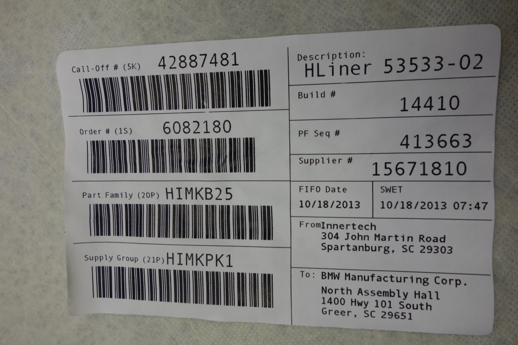 фото №7, Потолок потолок bmw x4 f26 anthracite