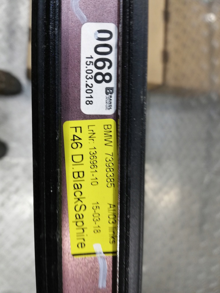 фото №8, Bmw 2 f46 накладки молдинг кровельная комплект black 475