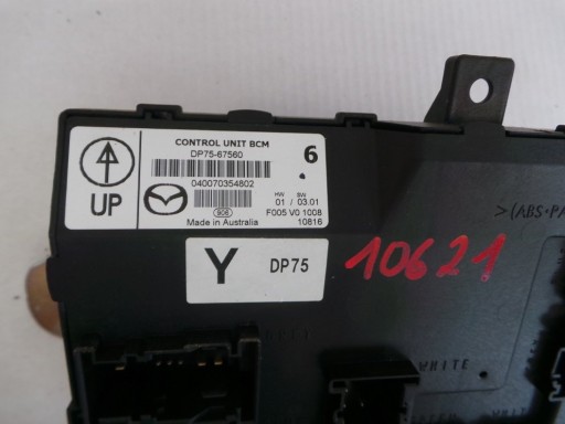 фото №3, Mazda 2 07-14r. модуль bcm dp75-67560