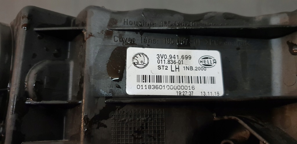 фото №4, Противотуманная фара правый skoda superb iii europa